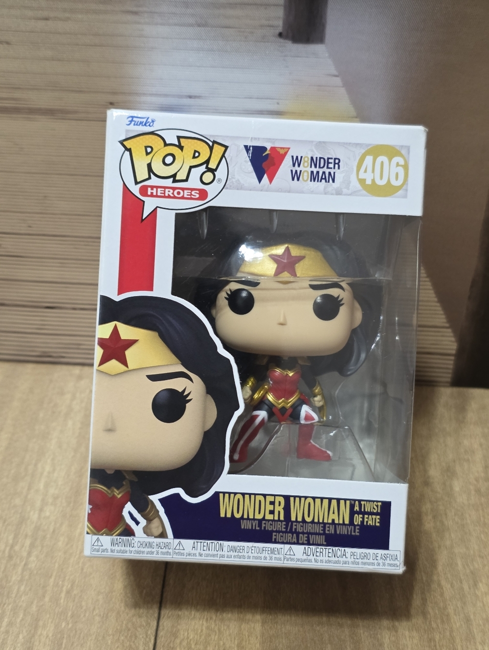 Funko Pop! Heroes Wonder Woman #406 - Red, Gold, Blue